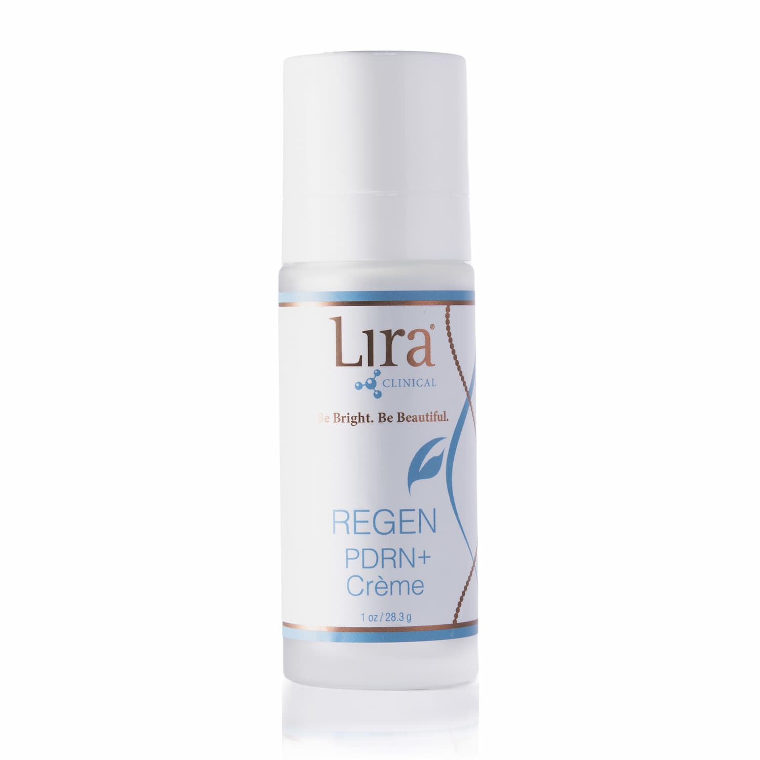 Lira Clinical REGEN PDRN+ Crème bottle with pump, 1 oz