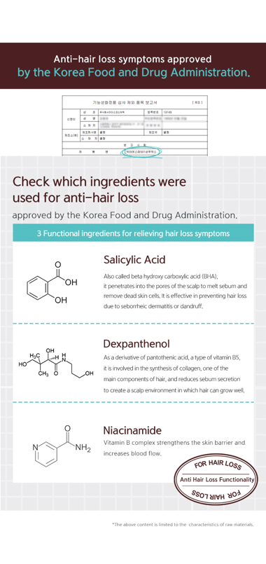 Scientific chart and clinical study graphic showing research data on caffeine's efficacy in promoting hair growth.