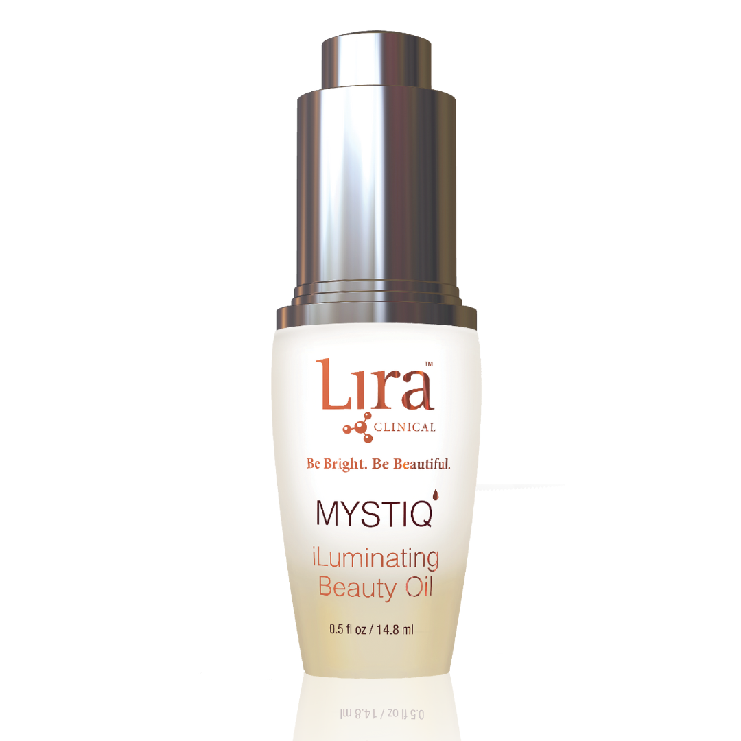 Lira Clinical MYSTIQ iLuminating Beauty Oil amber dropper bottle, 0.5 fl oz


