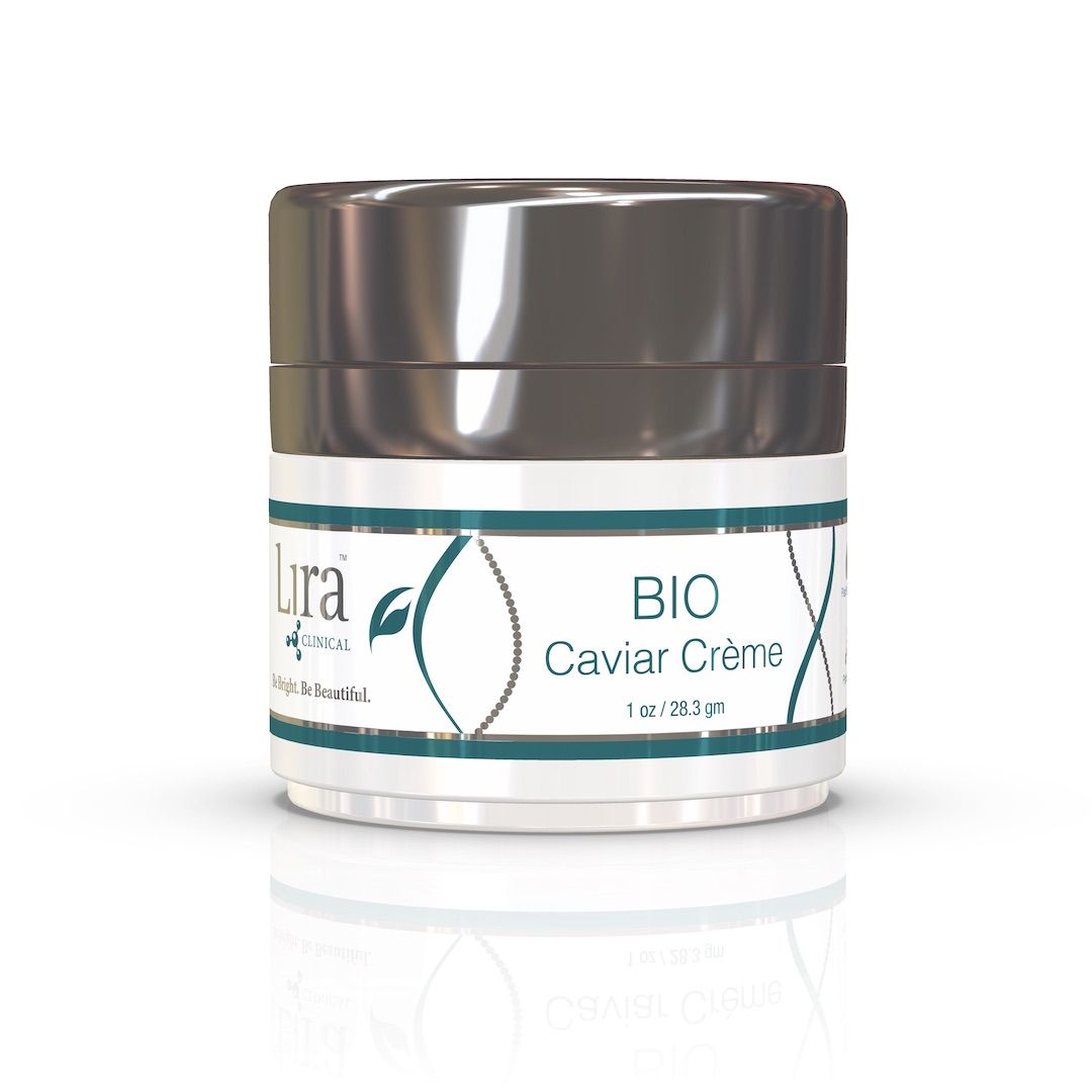 Lira Clinical BIO Caviar Crème jar with chrome lid, 1 oz