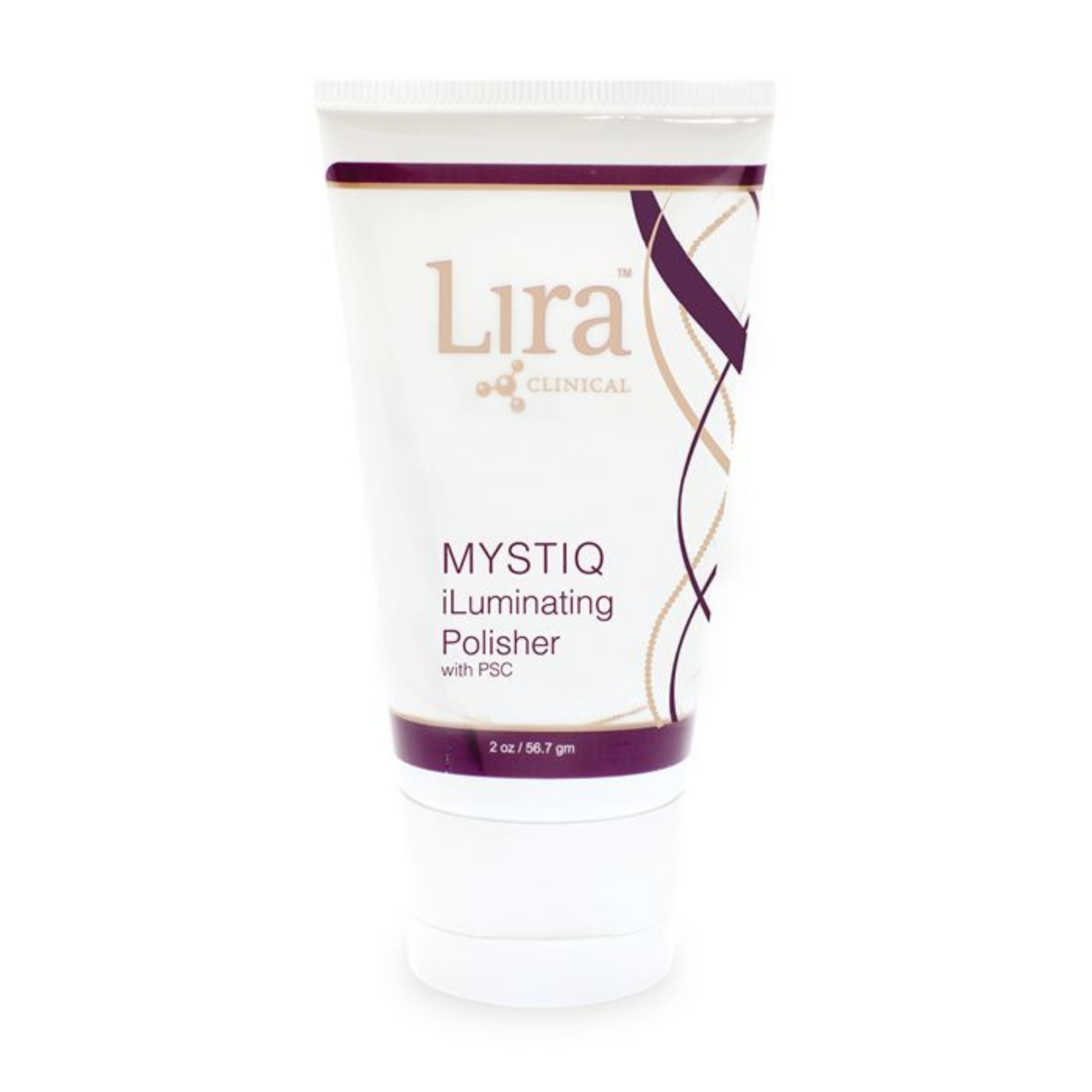 Lira Clinical MYSTIQ iLuminating Polisher exfoliating tube, 2 oz